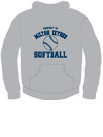 MK Softball Hoodie Grey